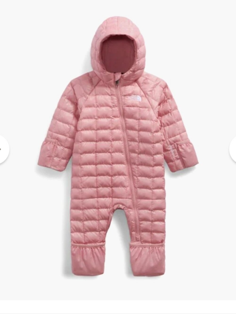 The North Face Baby ThermoBall One-Piece Snow Suit Pink 6-12M $140